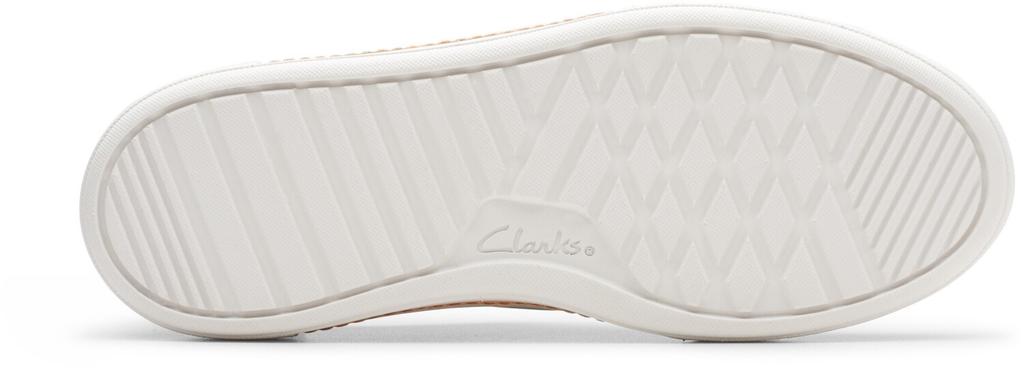Кроссовки Clarks Womens Hollyhock Walk из белой кожи