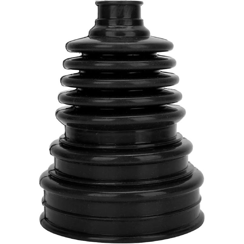 UNIVERSAL SILICONE CV AXLE BOOT DUST COVER BALL HEAD KIT FOR VEHICLES (Black)