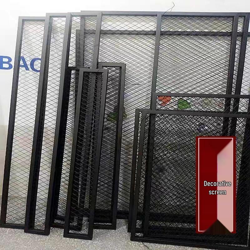 Decoratief Gesmeed IJzeren Gaas: Diamantdraad in Industriële Stijl voor Muren, Plafonds en Scheidingswanden.