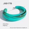 Best-selling Vintage Graded Resin Bracelet, Fresh Summer Colorful Open-top Bang, Niche Design Accessory for Women