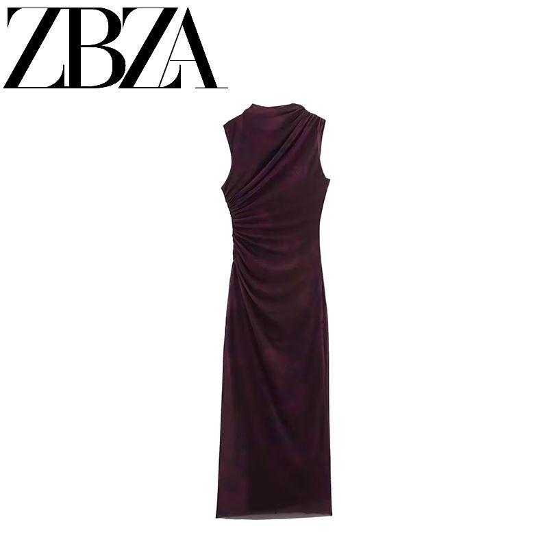 Jnleaog Autumn New Women's Clothing Fashion Style French Design Ruched Dress