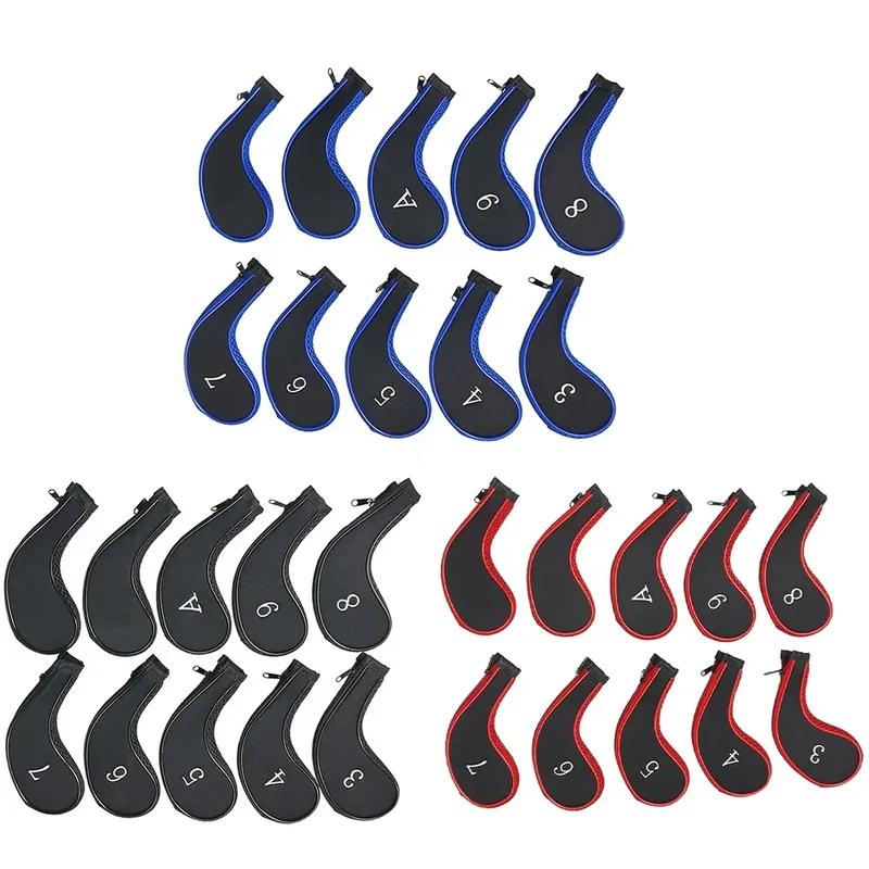 For Golf Sport About 10*19cm Iron Covers Easy To Use Structure Fits Standard Golf Clubs Lightweight And Portable