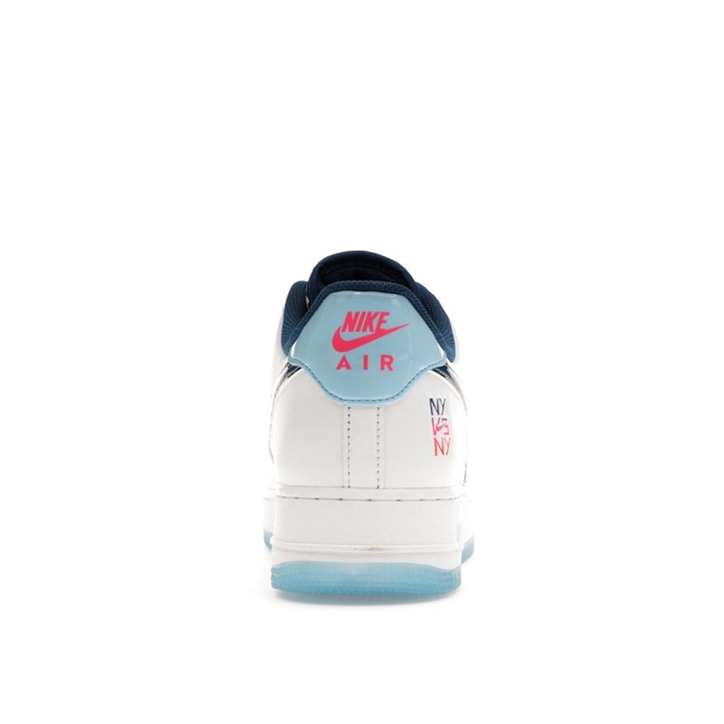Nike Air Force 1 Low NY vs. NY 2024 Men Sneakers White Court-Blue Hyper-Pink HF4833-100