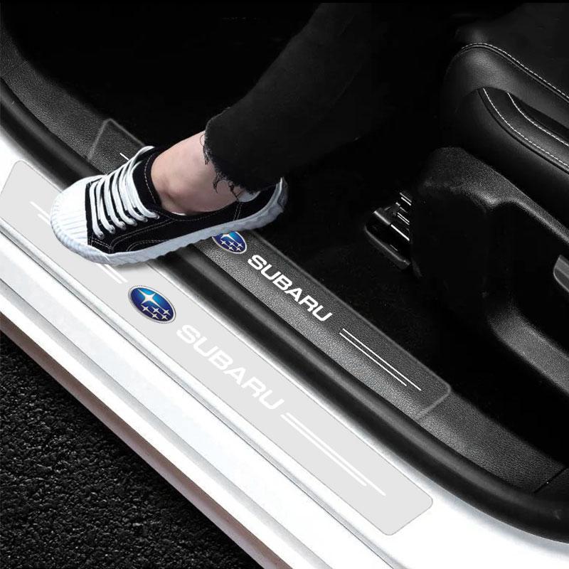 Autocolant Prag Auto Rezistent la Zgârieturi Folie Protectoare Transparentă Pentru Subaru Outback Impreza Forester Levorg XV STI Ascent Legacy