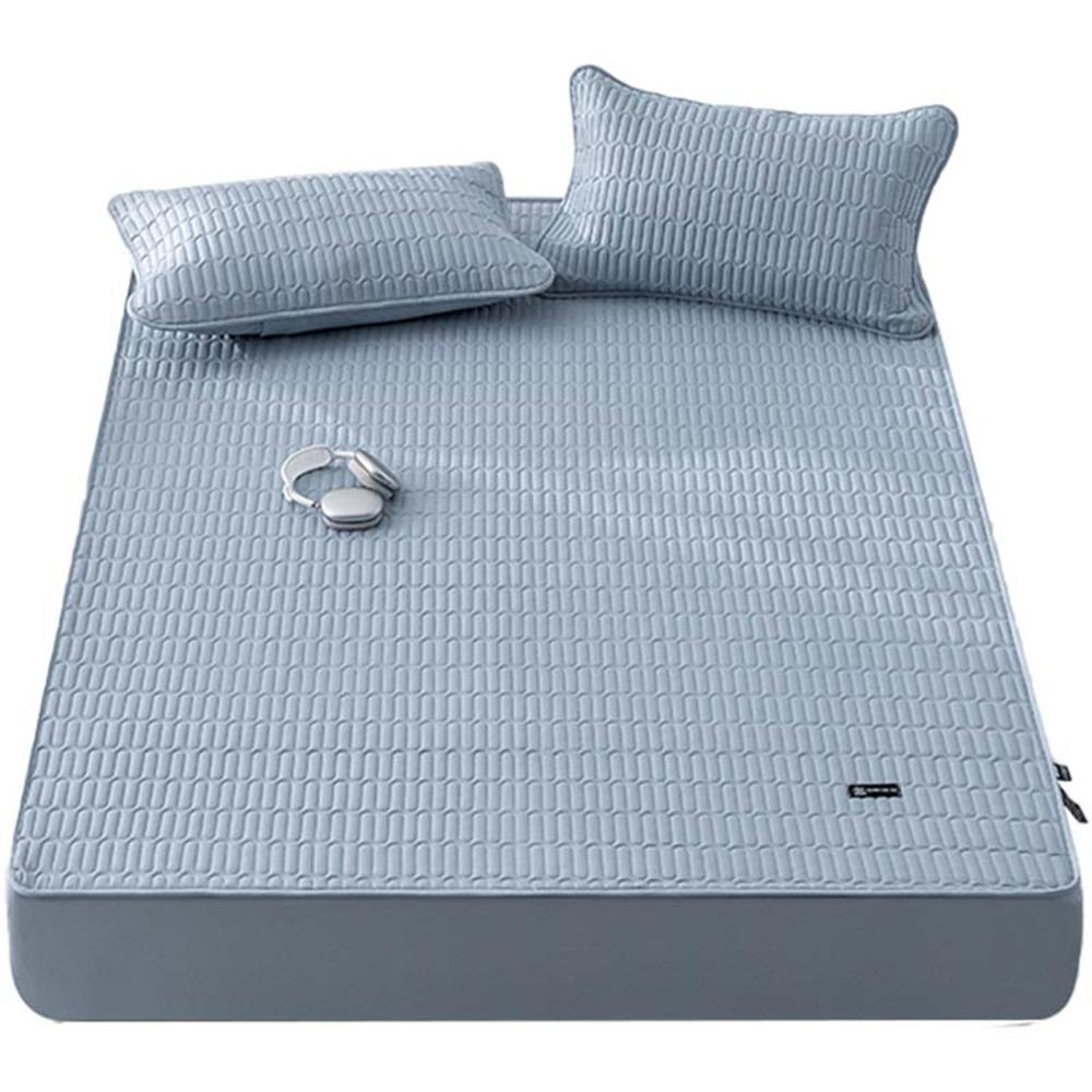 Soft Waterproof Bed Cover Double Queen King Couple Bed Fitted Sheet Breathable Noiseless Washable Bed Mattress Cover Protector