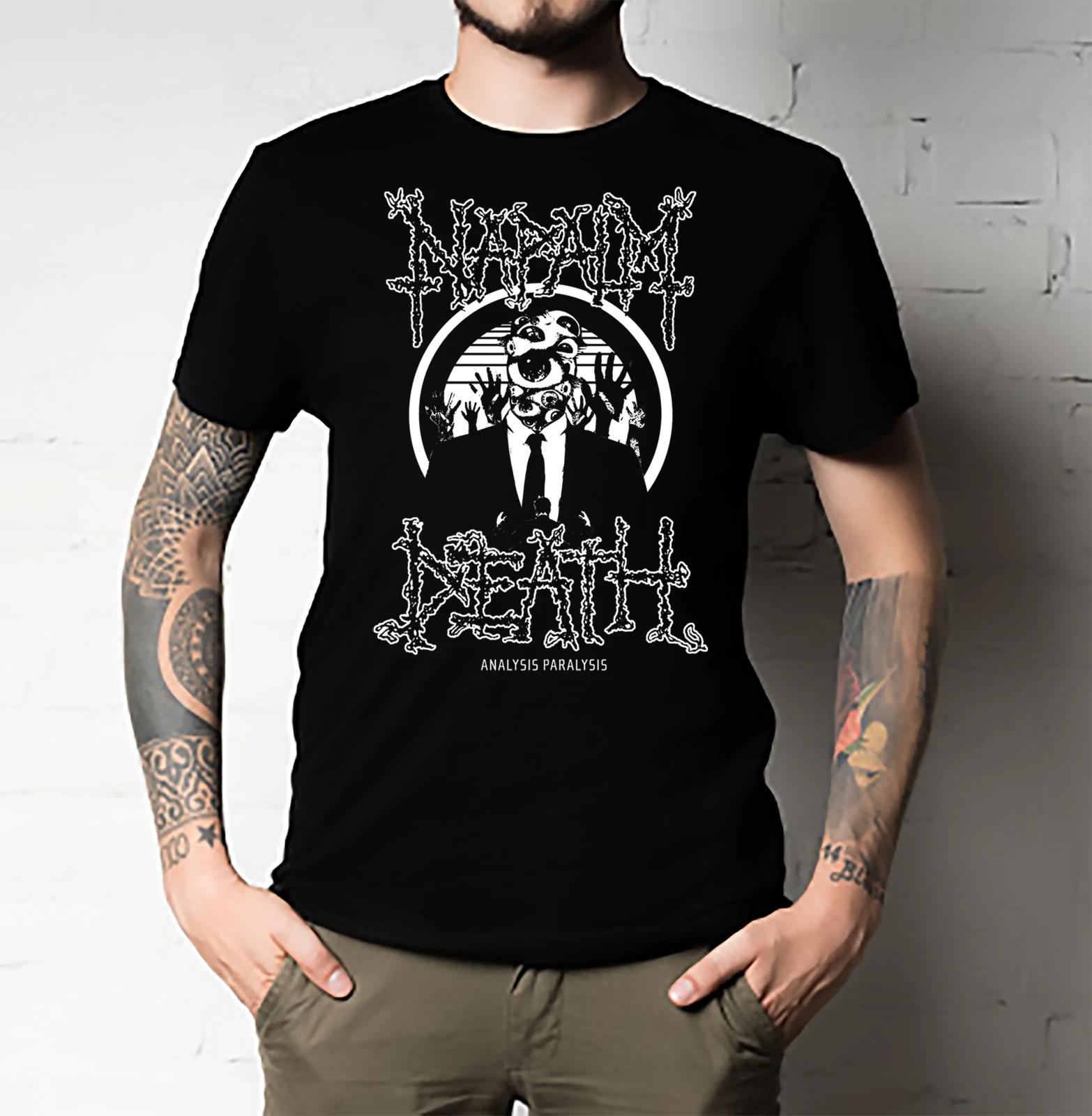 Men s and Women s T-shirts Analysis Paralysis Napalm Death S