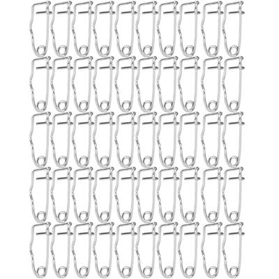50pcs Metal Safety Needles Pins Brooch Locking Pin Clasp Pin Fastener Sewing Craft Tool (32mm)