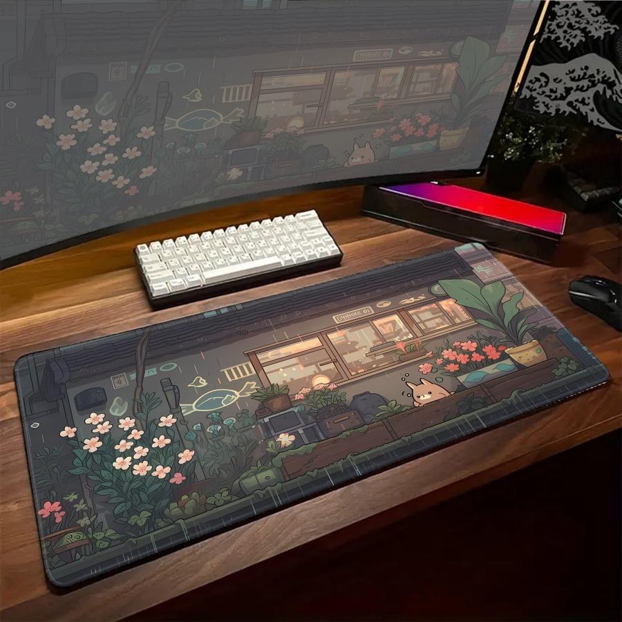 Gaming Mousepad Plant Office Mouse Pad XXL Oversize Nonslip Desk Mat Laptop Speed Keyboard Pads Xmm