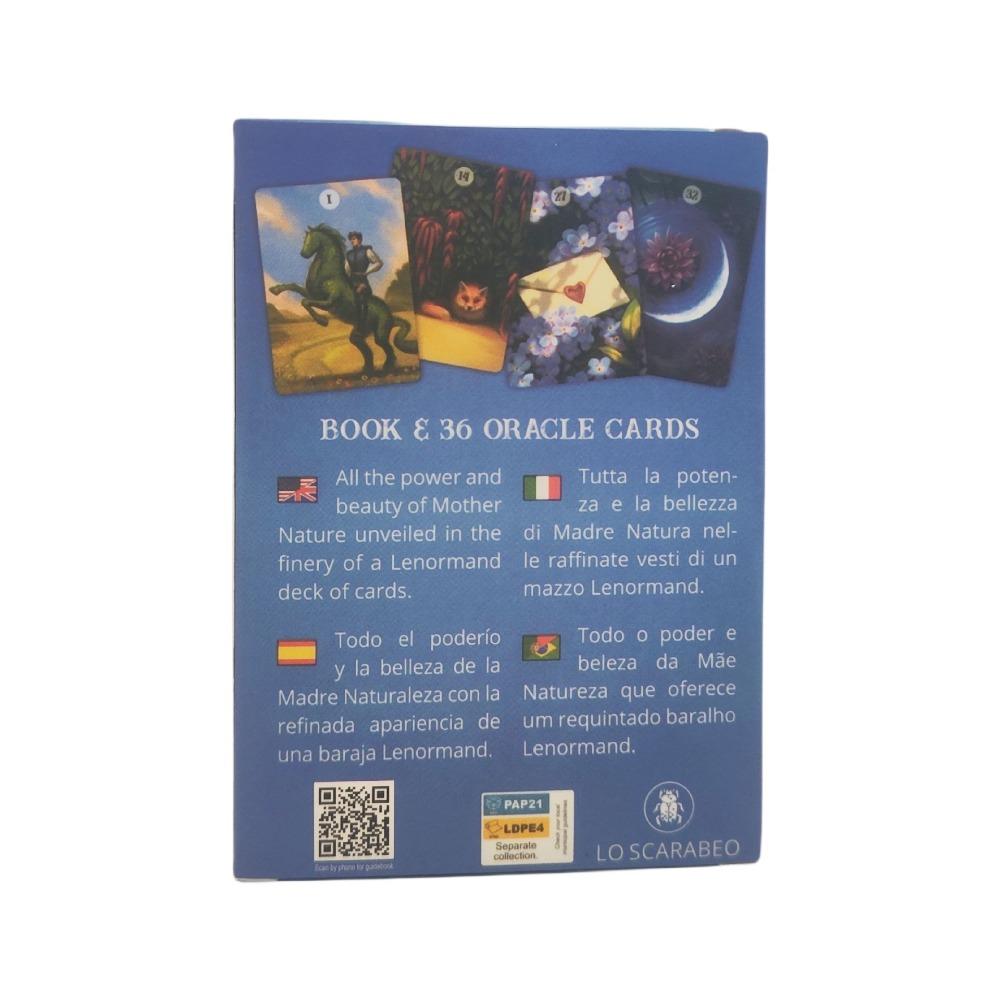 Herbs and Plants Lenormand Oracle Cards 36 Pcs Cards with Vivid Colors and Splendid Symbolism 10.4*7.3cm