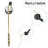 Toilet Flush Handle Drain Valve Handle Replacement Zinc Alloy Drain Valve Flush Handle Household Toilet Tank Accessories