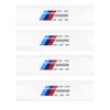 Emblema Metálico para Coche Pegatinas Limpiaparabrisas Decoración Reflectante Pegatinas Para BMW E36 E64 E85 E60 F10 F30 F36 F32 F82 F83 F07 G01 G20 G21 X6 X5 X3