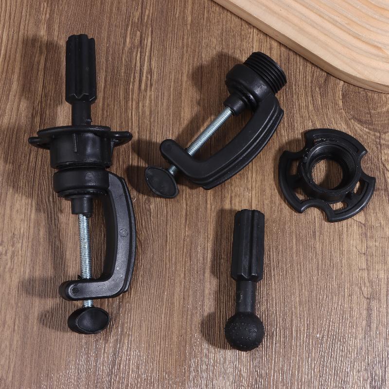 1/2/5Pcs Adjustable Plastic Mini Wig Head Stand Table Clamp Hair Accessory Tool Training Mannequin Holder For Wig Making