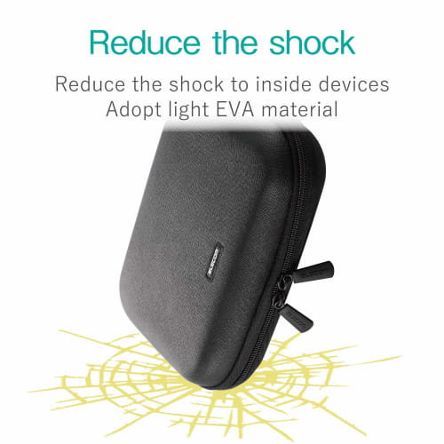 ELECOM Pouch Bag-in-Bag Gadget Storage S Size Black TB-01GPBK