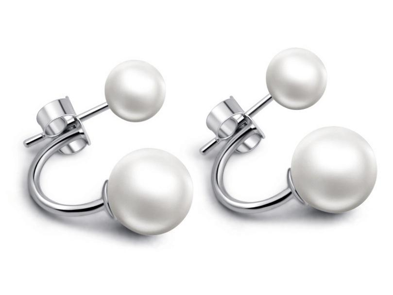 Korean Pearl Earrings - Simple and Fashionable Design