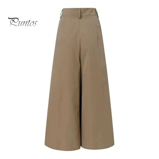 Dámské Jednobarevné Široké nohavice Kalhoty s vysokým pasem Rozšířené kalhoty Elegantní Dojíždění Neformální Dlouhé kalhoty Pracovní oděv