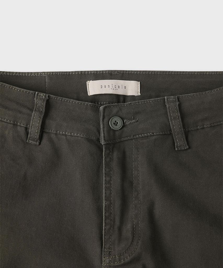 PANICALE Khaki Cotton Chino Pants