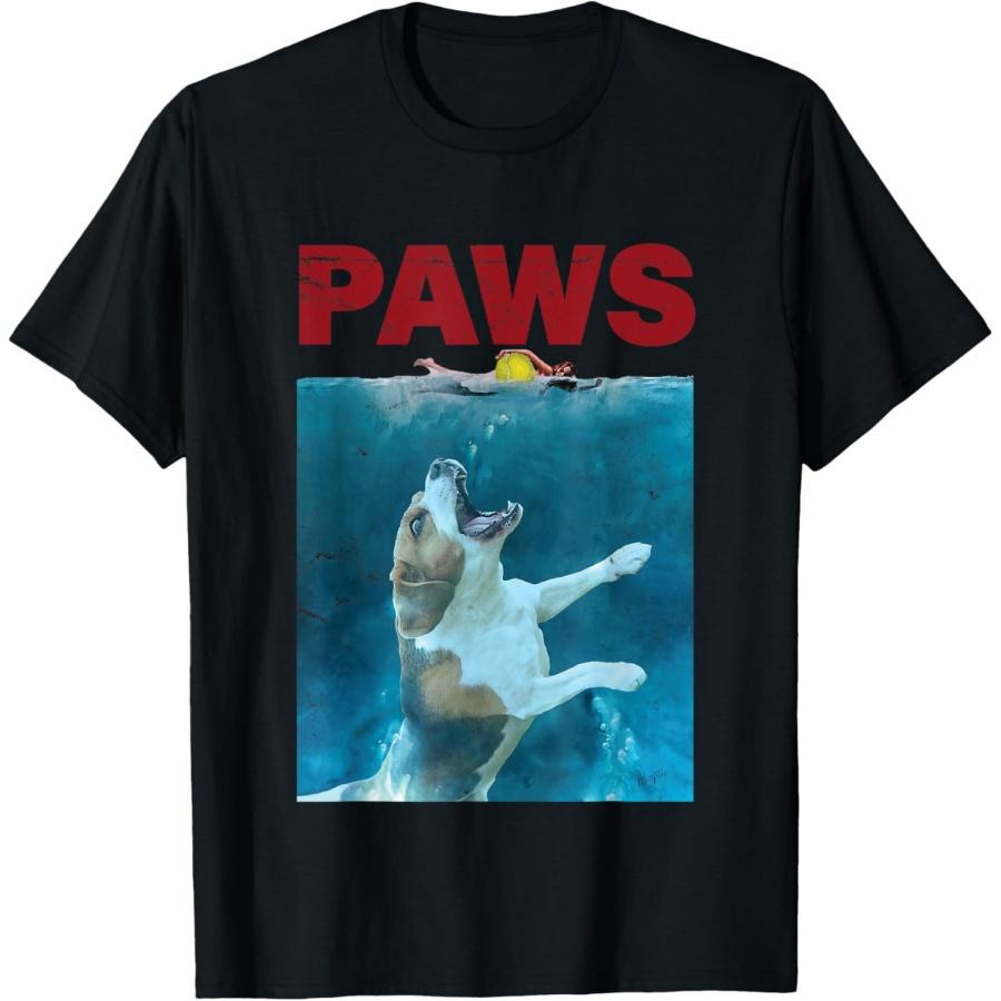 Забавная футболка с биглем _ Подводные собаки S