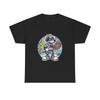 Retro Tennis Dog Graphic Tee Vintage Streetwear Sports Lover Shirt Kawaii Gift