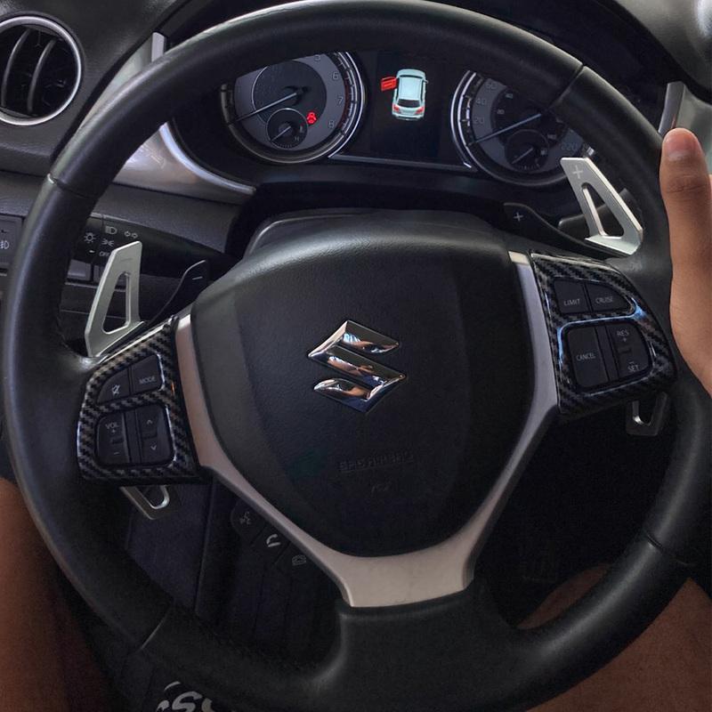 Paddle Shifter Extension For Suzuki SX4 S-Cross Vitara Ignis 2014-2025 Car Steering Wheel DSG Paddle Gear Stickers Accessories