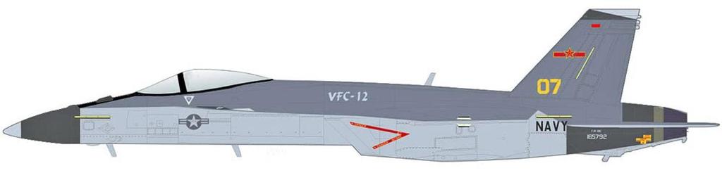 HOBBY MASTER 172 FA-18E Super Hornet US Navy 12th Composite Fighter Squadron 2021 Finished Product HA5131