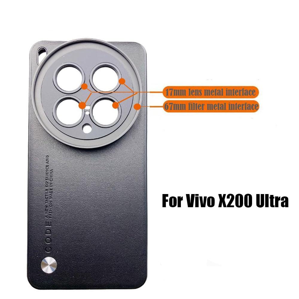 17MM Závitový Obal na Telefón pre Vivo X200 Ultra Pro 67MM Závitové Rozhranie Adaptér Krúžku Filtra Obal na Telefón Pre Objektív Telefónu CPL VU Filter