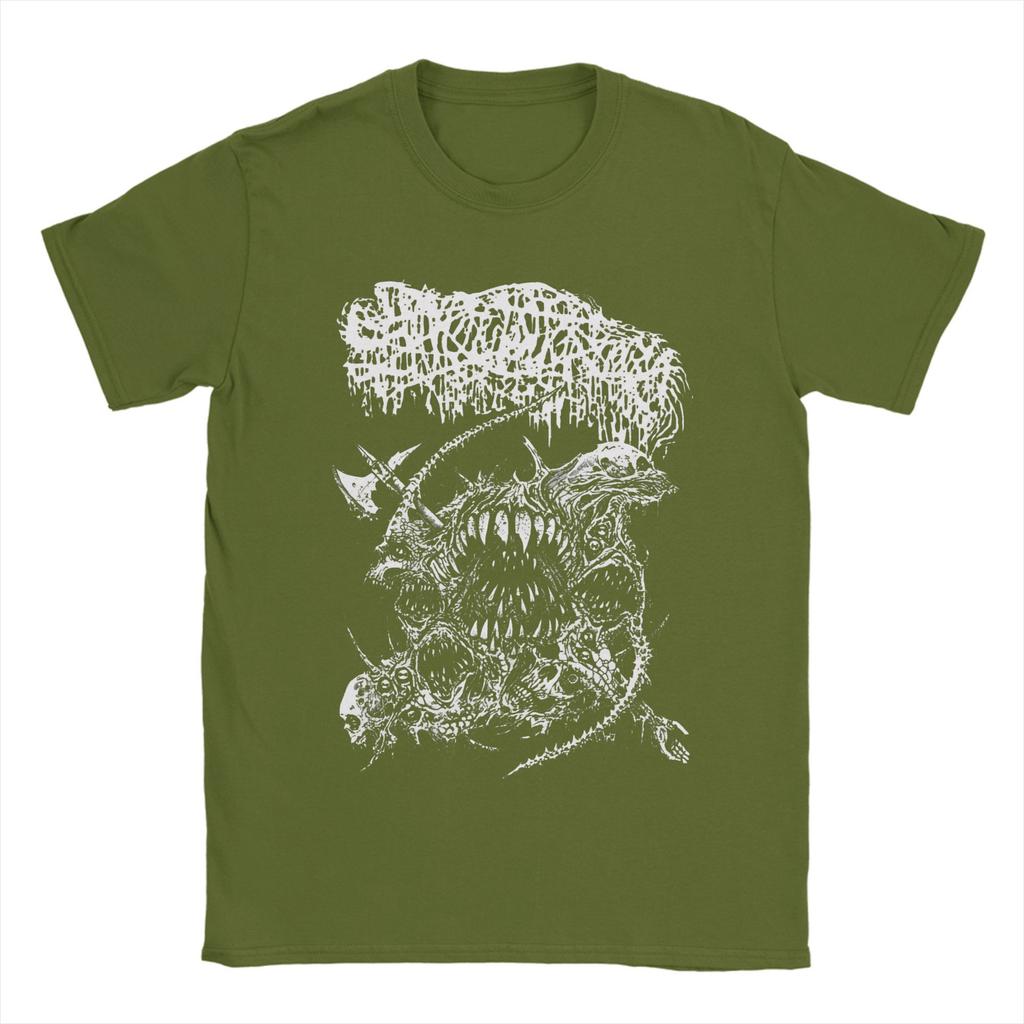 Herren Sanguisugabogg Band T-Shirts 100% Baumwollkleidung Lässig Kurzarm Rundhals T-Shirt Geschenkidee T-Shirt