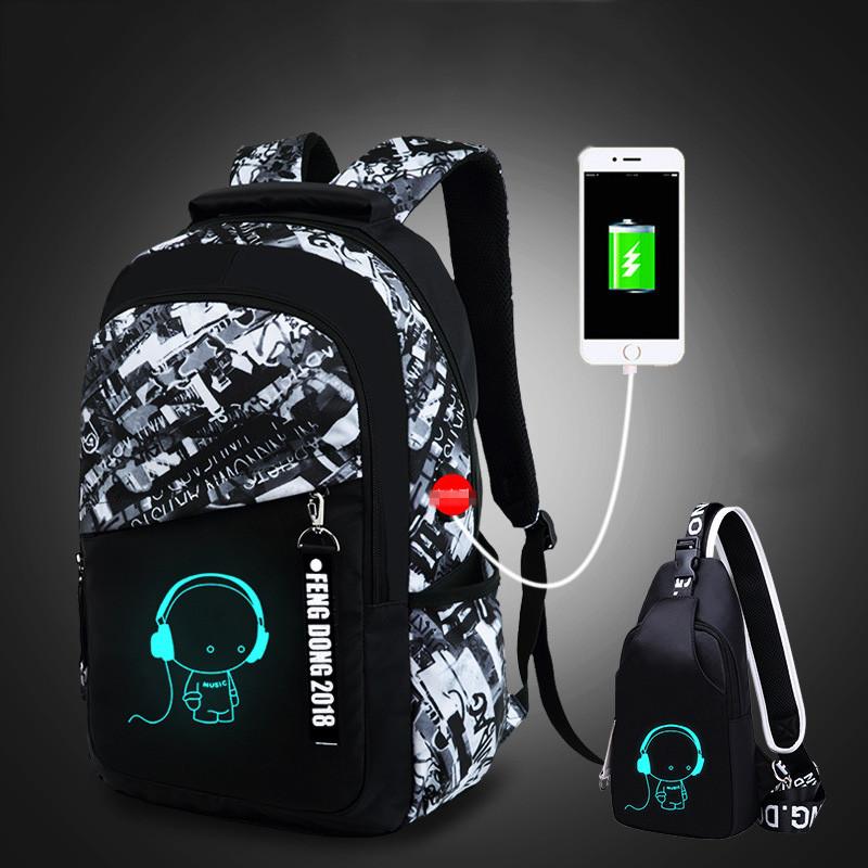 Night Luminous Backpack For Boys And Girls With Premium Quality Materials And Timeless Design
