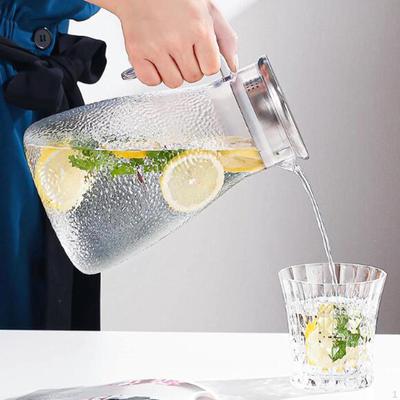 Cold Water Bottle Dispenser Large Thickened Carafe Container for Restaurants