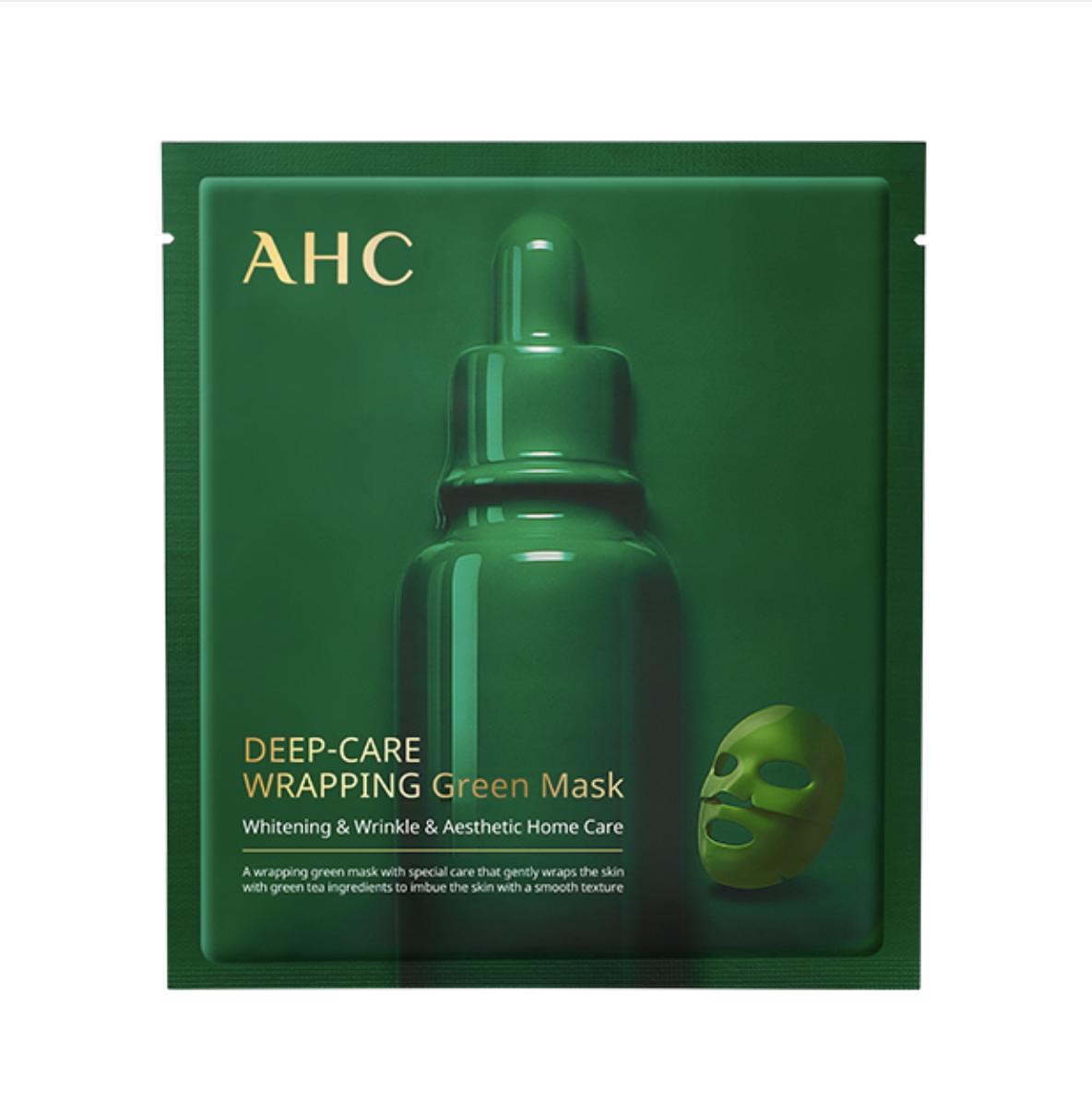 

Зеленая маска AHC Deep Care Lapping Green Mask 40g