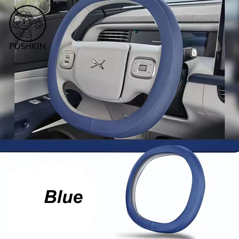 For XPeng Xiao Peng G6  2024 2025 Car Steering Wheel Cover Leather Non-slip Auto Interior Accessories