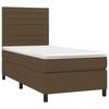 VidaXL Slat Bed Base with Mattress and LED, Upholstered Bed, Single Bed, Adult Bed for Interior Bedroom, 3134912