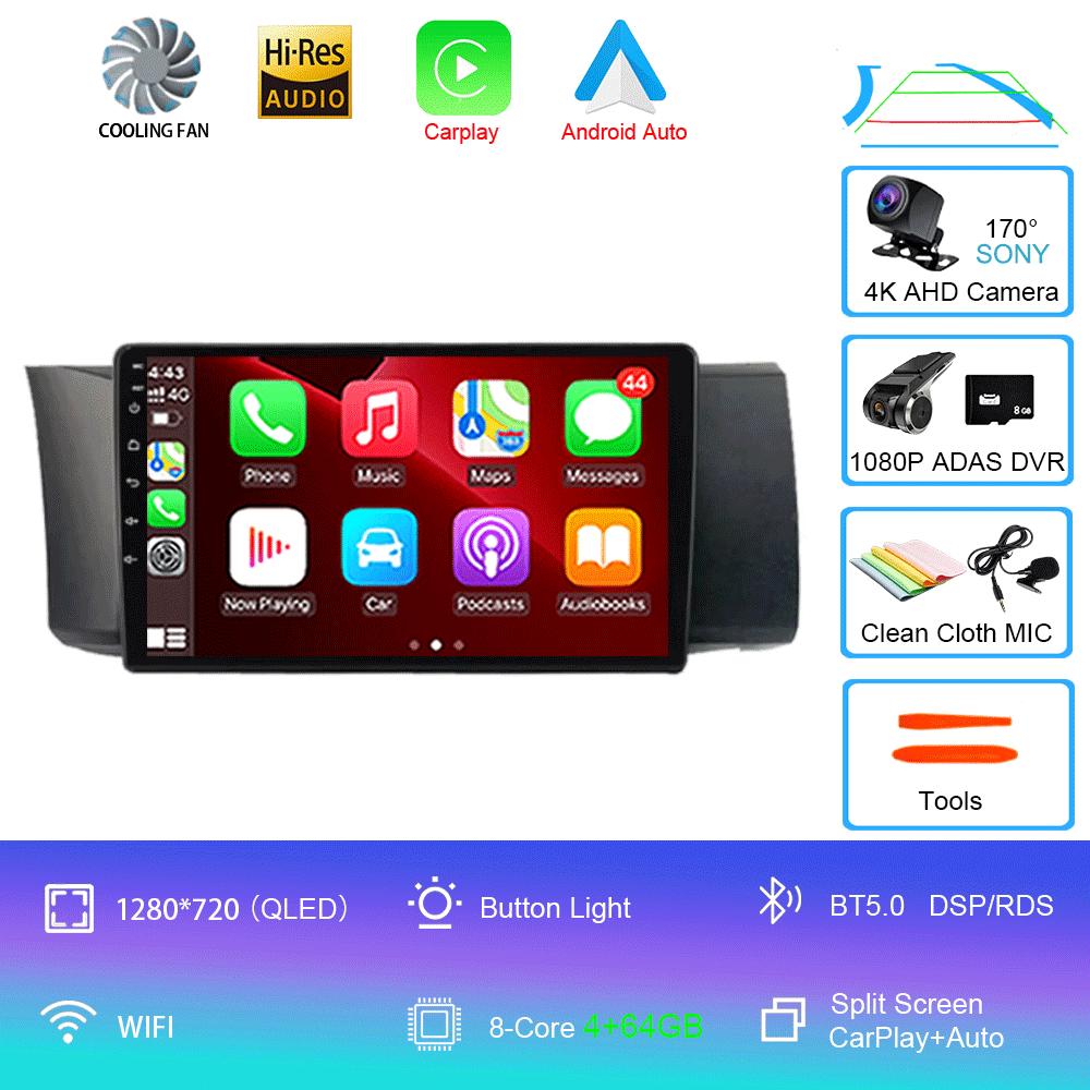 For Toyota GT 86 For Subaru BRZ 2012 - 2016 Car Radio Android 14 Carplay Navigation GPS Multimedia Player Stereo wifi+4G BT DSP