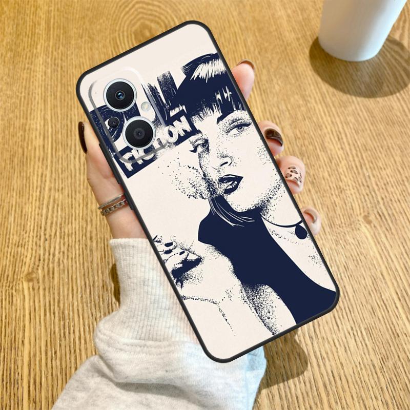 

Mia Pulp Fiction Funda For OPPO Reno 13 F 14F 12F 11F 8T 7 8 Lite 10 11 12 14 OPPO Find X5 X6 X8 X9 Pro Case OPPO Find X9 Pro