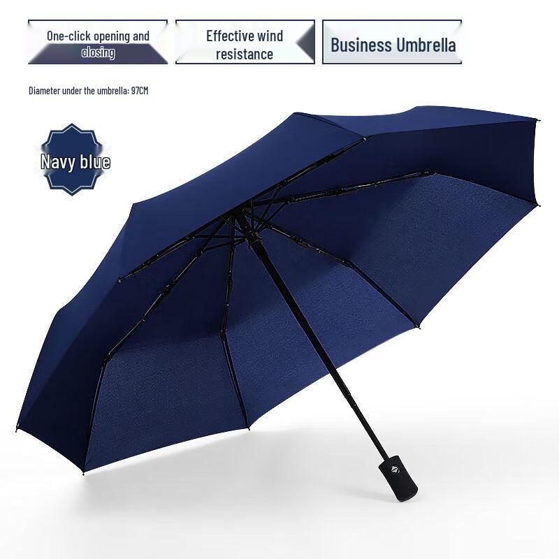 Automatic 10-Rib UV Protection Folding Umbrella