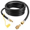 12ft Propane Quick Connect Hose for RV To Ga-s Grill 1/4 " " Quick Connect Hose Converter Replacement