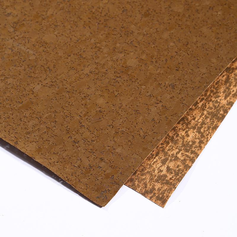 100x138cm Soft Natural Cork PU Leather Fabric for DIY Furniture Background Bags Sofa Car Decoration Upholstery Craft Material