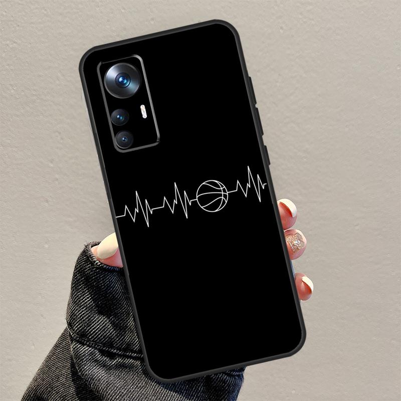 Basketball Heart Beat Case For Xiaomi 14T Pro 13T 11T 12T 13 14 15 Ultra Cover For POCO F7 F5 F6 X3 X5 X6 X7 Pro
