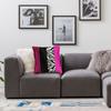 Hot Pink Zebra And Leopard Animal Print Stripes Cushion Covers 40x40 Polyester Throw Pillow Case for Sofa Car Square Pillowcase