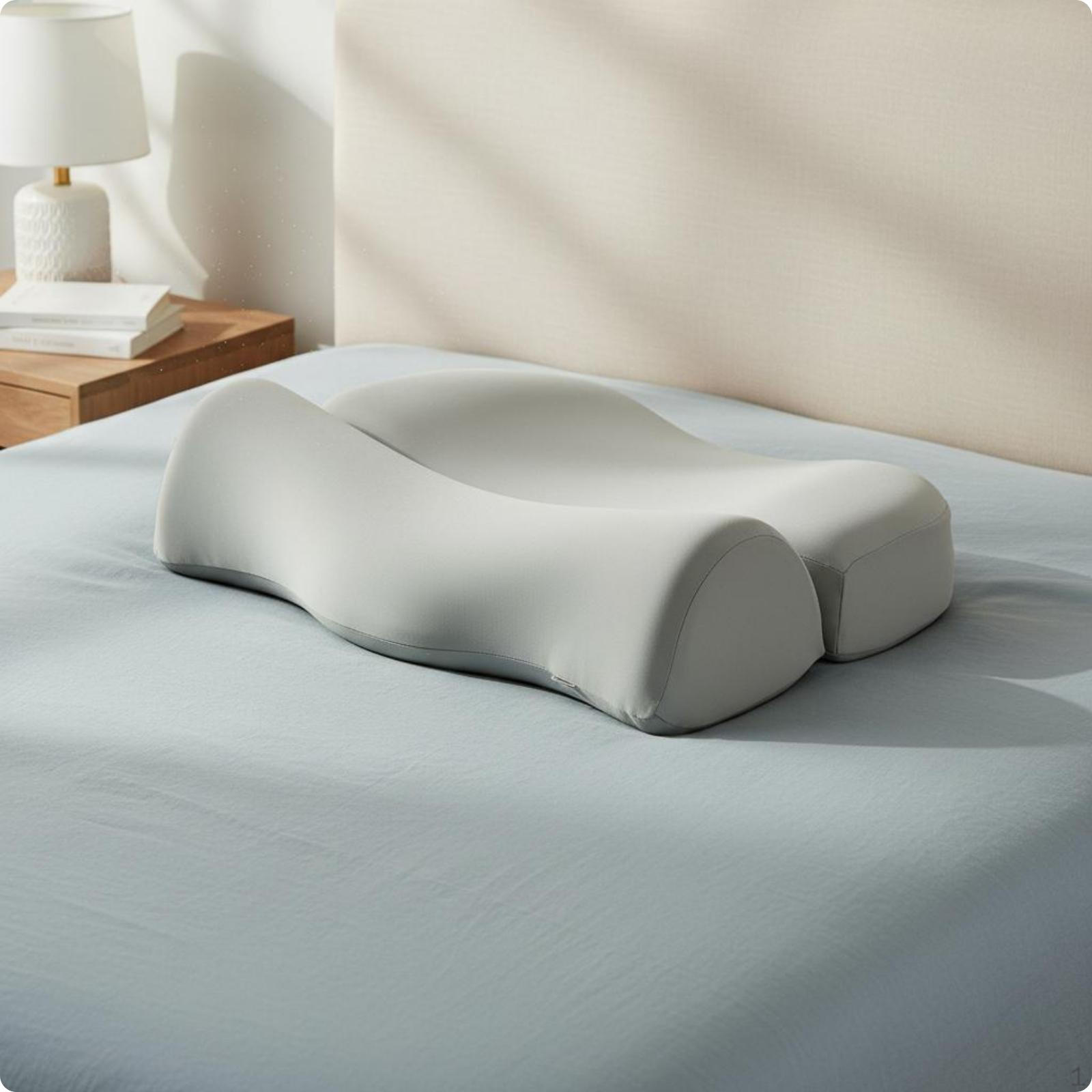 Foam Cervical Nighttime Comfort Pillow Aid Shaped Breathable Domestic Goods