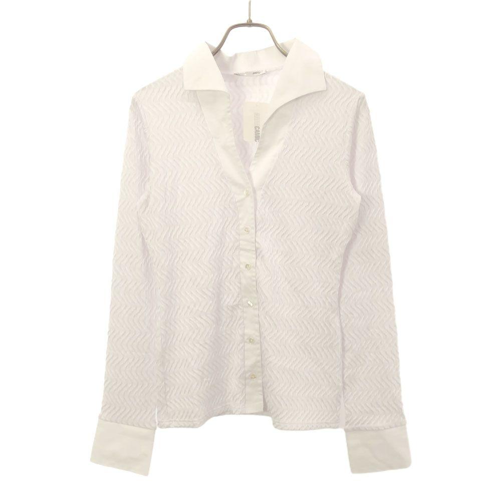 unused NARACAMICIE Jacquard Long sleeve shirt white Tagged Women Used
