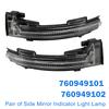 Pair of Side Mirror Indicator Light Lamp for VW Touareg III CR 2018-2023