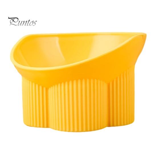 Macaron Color Pet Bowl Dog Cat with Raised Stand Food Water Feeder Protect Cervical Vertebra Backflow Prevention Elevated