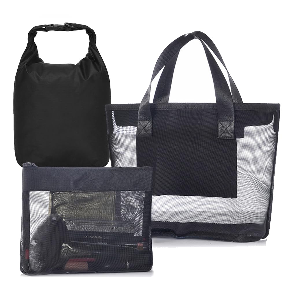 

Lukeyarm Sauna Bag, Mesh Spa Bag, Sauna Bag for Hot Springs, Public Baths, and Baths, 3-Piece Set (3 Pieces)