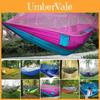 Durable Nylon Camping Double Person Hammock Bed With Mosquito Net For Outdoor Use