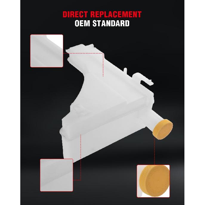 Cciyu Coolant Tank Reservoir Fits For 2012 For Nissan Versa Hatchback 2007-2011 For Nissan Versa 21710ED000 2171279900