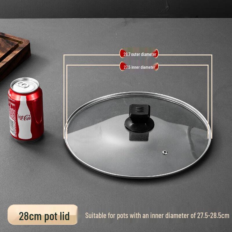 Biaoxing Stainless Steel Tempered Glass Pot Lid