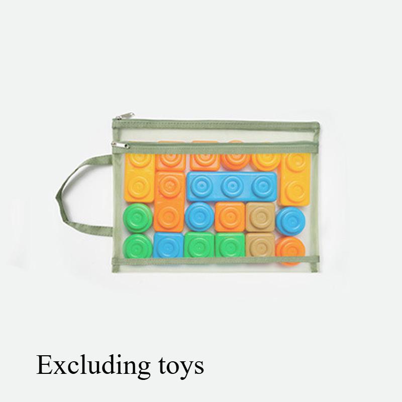 3PCS Handheld Mesh Storage Bag for Daily Necessities Portable Storage Bag for Children's Toys and Building Blocks Storage Bag