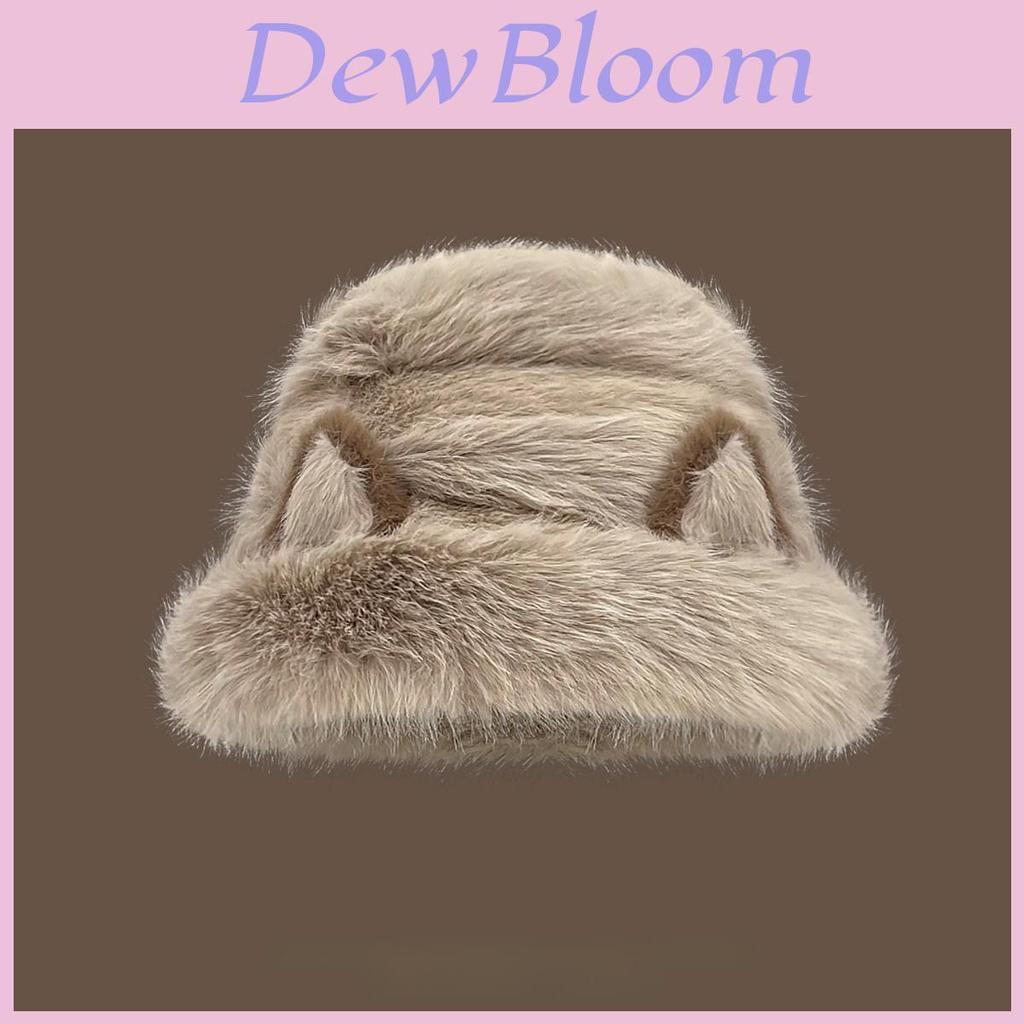 Cat Ear Plush Fisherman Hat With Warmth Windproof For Women And Men
