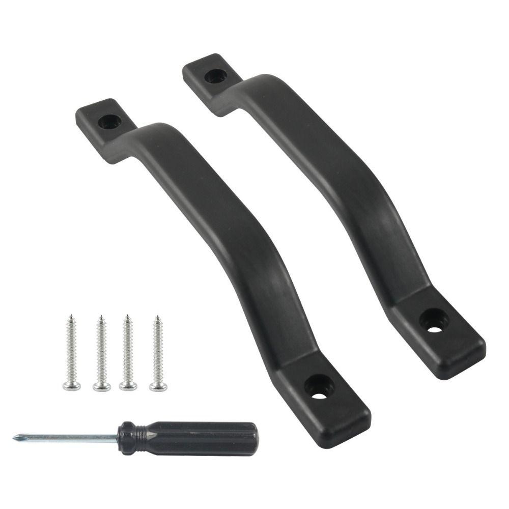 2 PCS ABS Handle Entry Door Safety Grab Rods Grab Assist Handle Antislip Handle  Campers