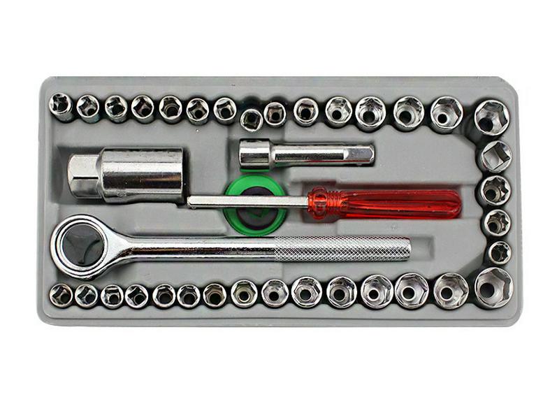40-Piece Car Repair Socket Wrench Tool Set